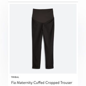 Tribal Fia Maternity Cuffed Cropped Trouser